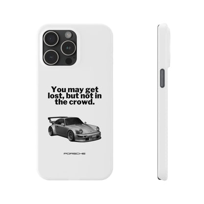 Lost In The Crowd iPhone Case - White