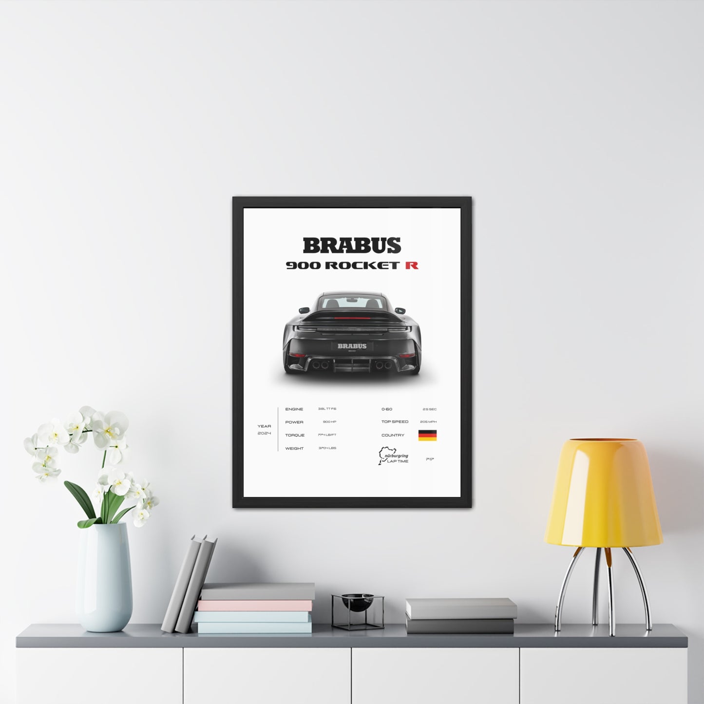 Brabus 900 Rocket R Framed Poster