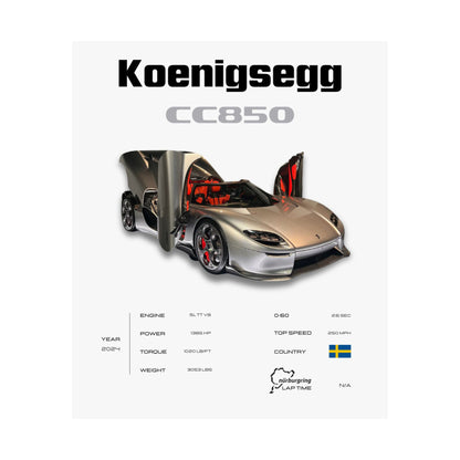 Koenigsegg CC850 Poster