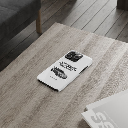 Lost In The Crowd iPhone Case - White