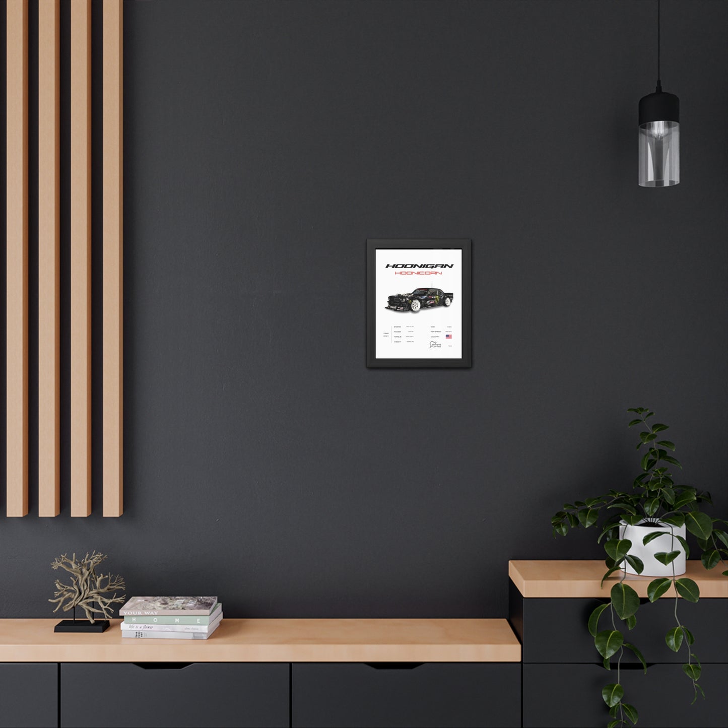 Hoonigan Hoonicorn Framed Poster