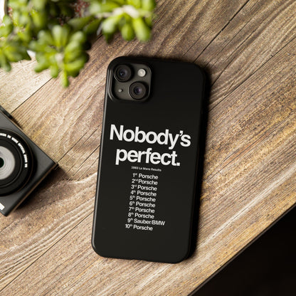 Nobody's Perfect Porsche iPhone Case