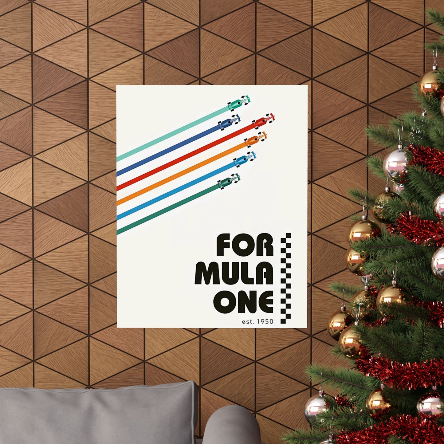 Vintage F1 Graphic Poster