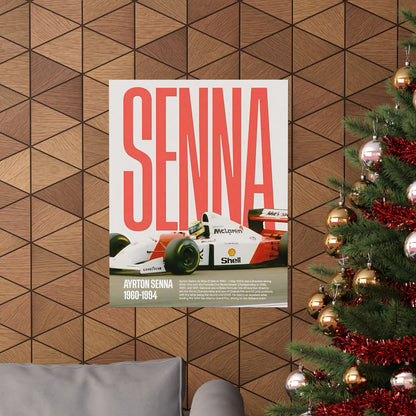 Senna McLaren F1 Poster