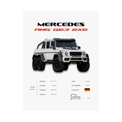 AMG G63 6x6 Poster