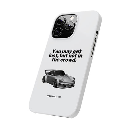 Lost In The Crowd iPhone Case - White