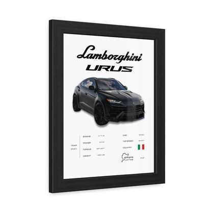Lamborghini Urus Framed Poster