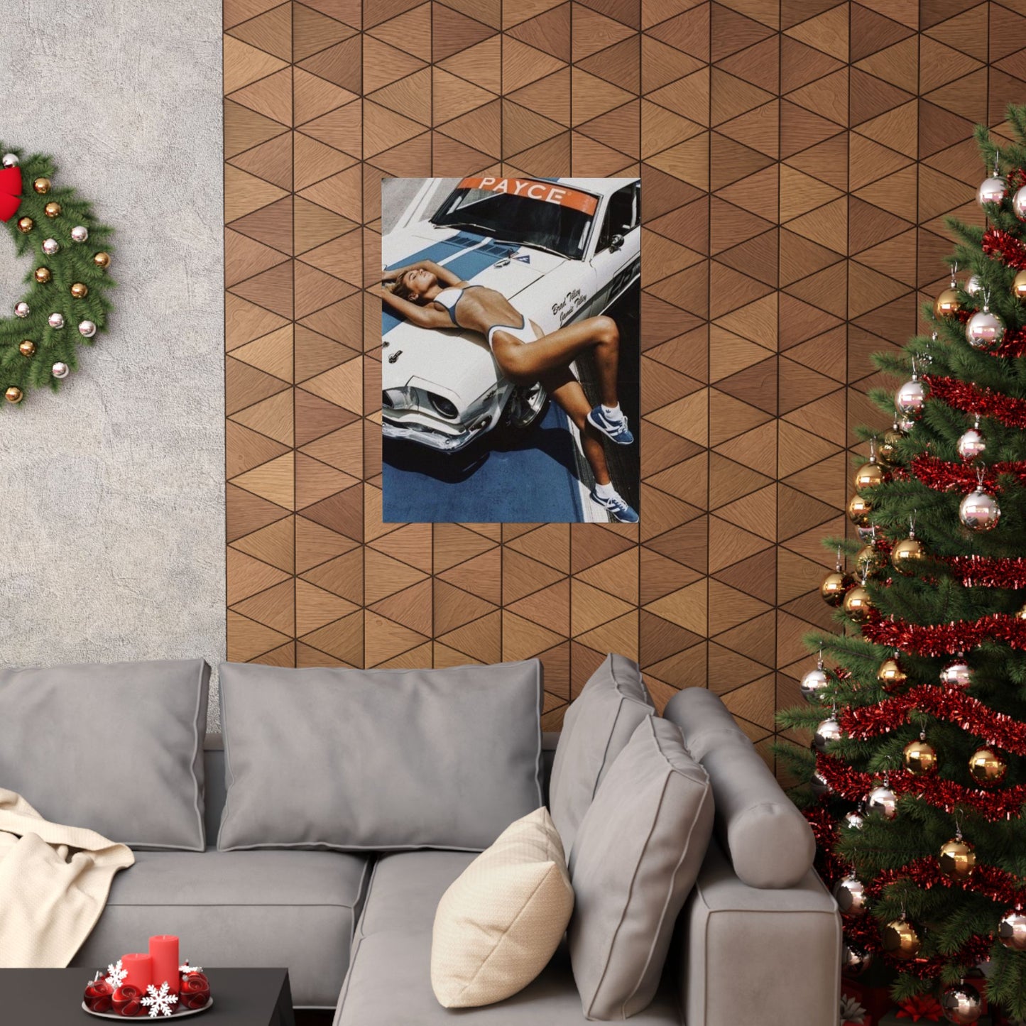 Vintage Mustang Poster
