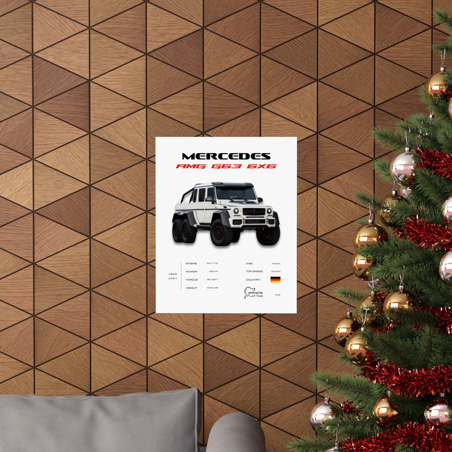 AMG G63 6x6 Poster