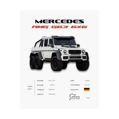 AMG G63 6x6 Poster