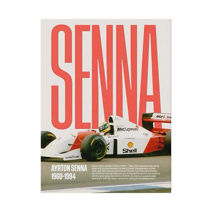Senna McLaren F1 Poster