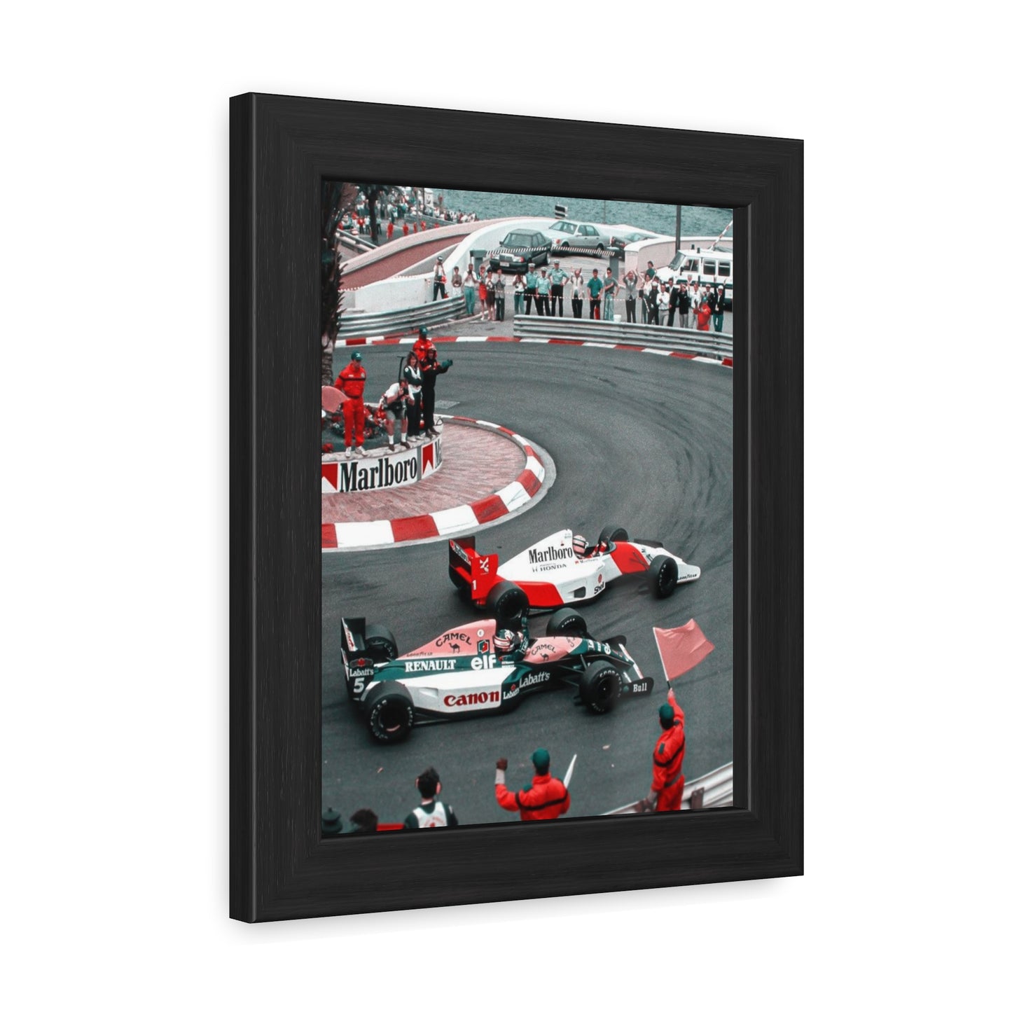Vintage Monaco F1 Framed Poster