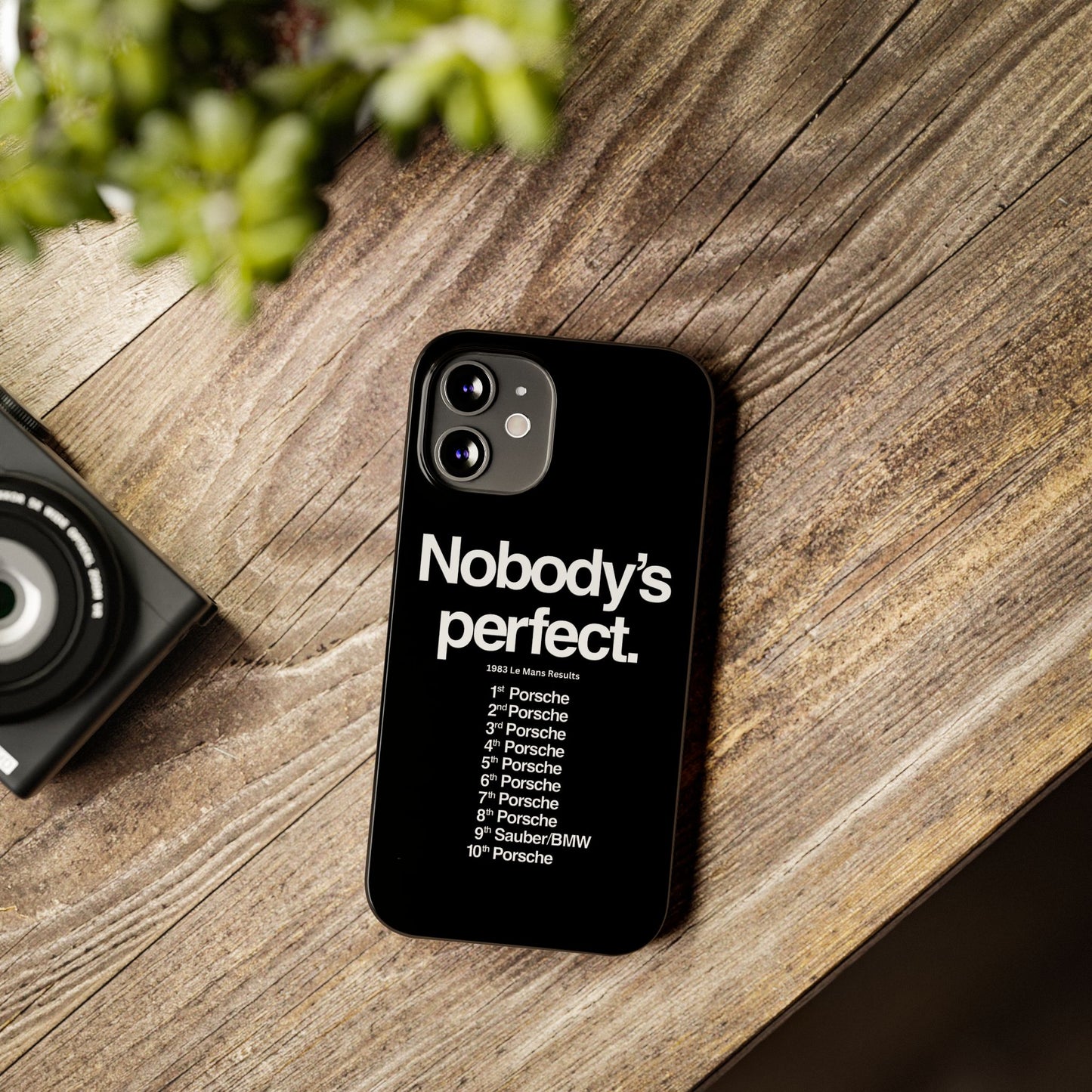 Nobody's Perfect Porsche iPhone Case