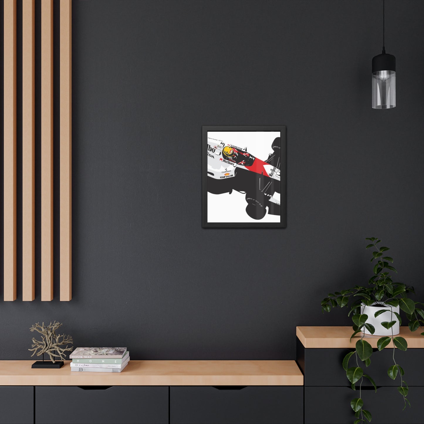 Vintage F1 Framed Poster