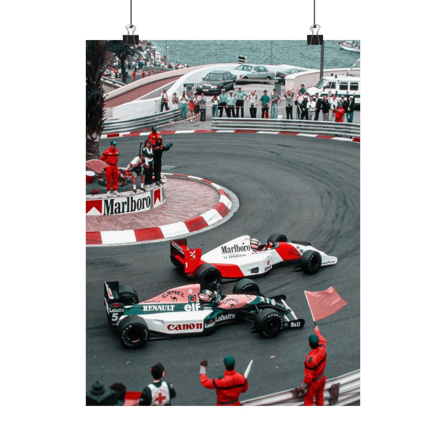 Vintage Monaco F1 Poster