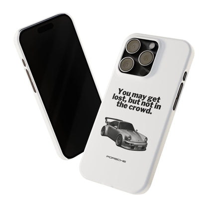 Lost In The Crowd iPhone Case - White