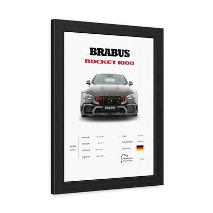 Brabus Rocket 1000 Framed Poster