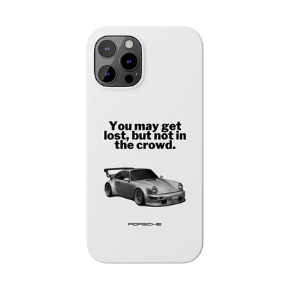 Lost In The Crowd iPhone Case - White
