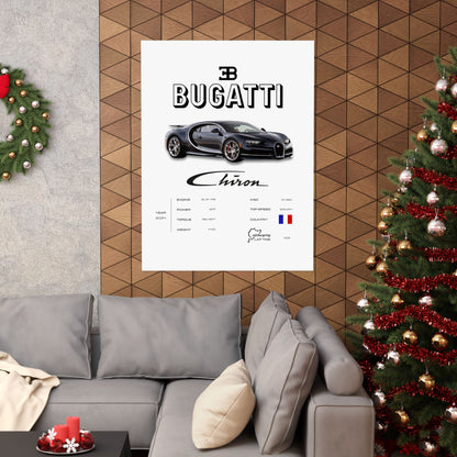 Bugatti Chiron Poster