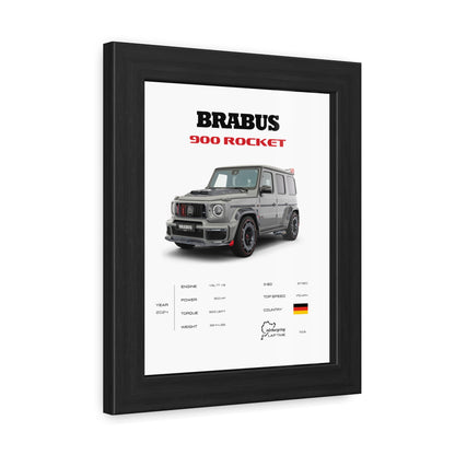 Brabus 900 Rocket Framed Poster