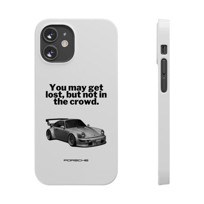 Lost In The Crowd iPhone Case - White