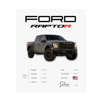 Ford Raptor Poster