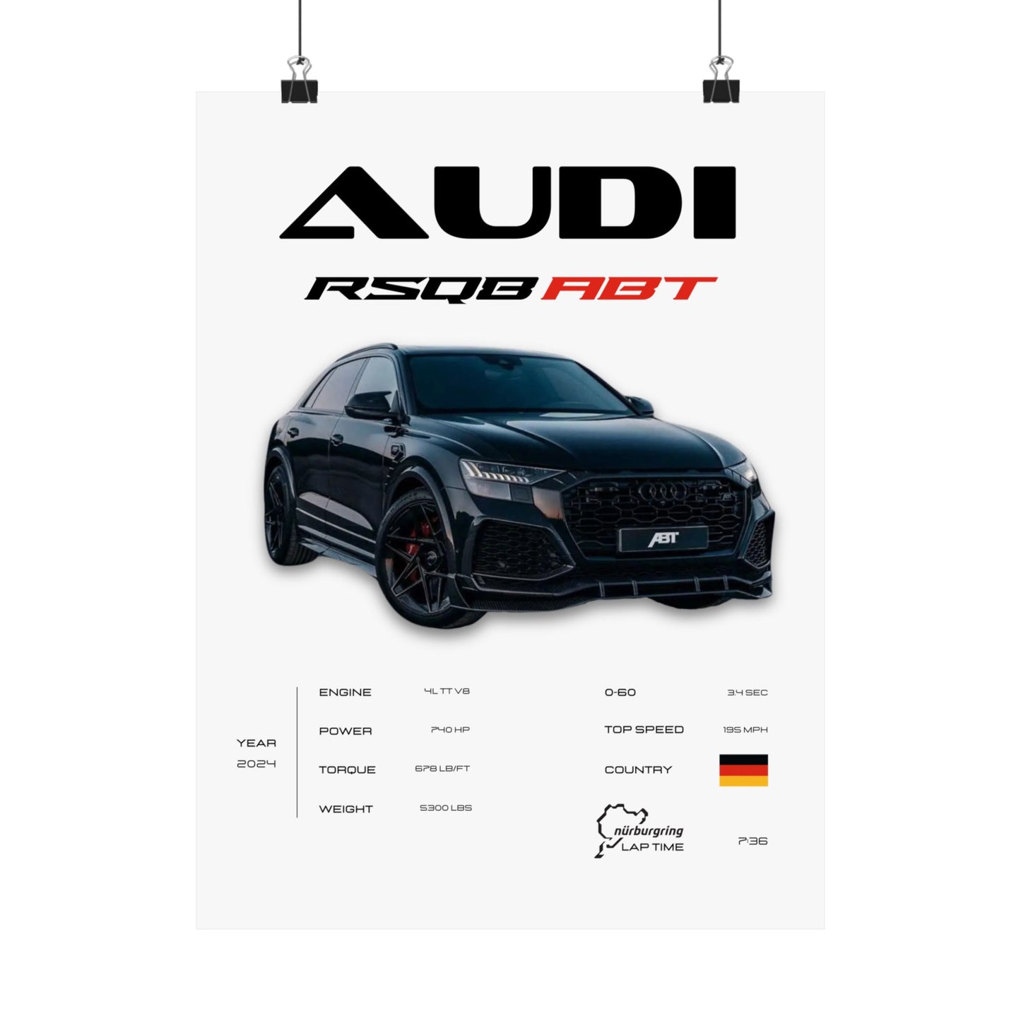 Audi RSQ8 Poster