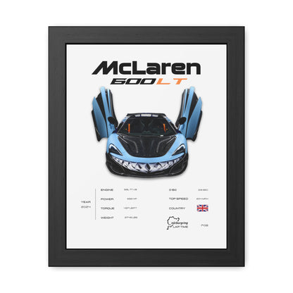 McLaren 600LT Framed Poster