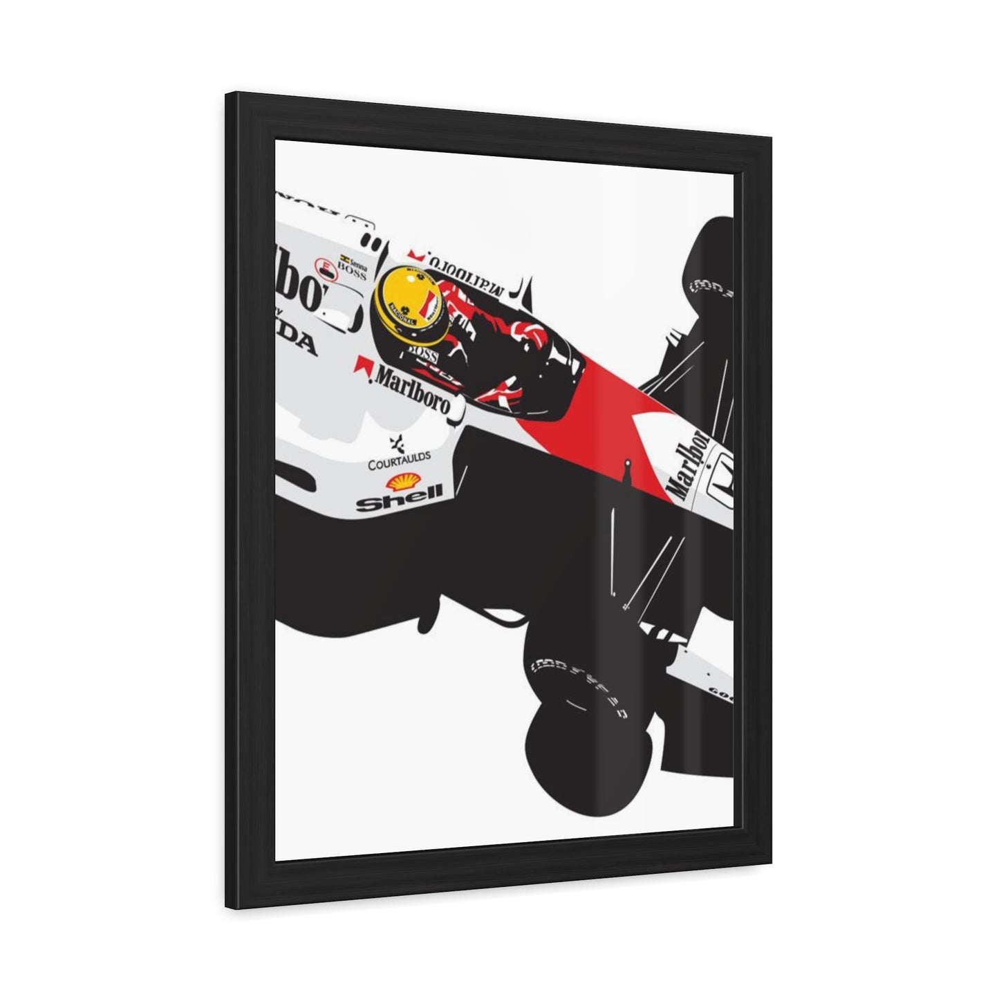 Vintage F1 Framed Poster
