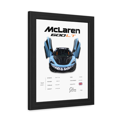 McLaren 600LT Framed Poster