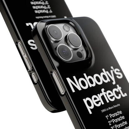 Nobody's Perfect Porsche iPhone Case