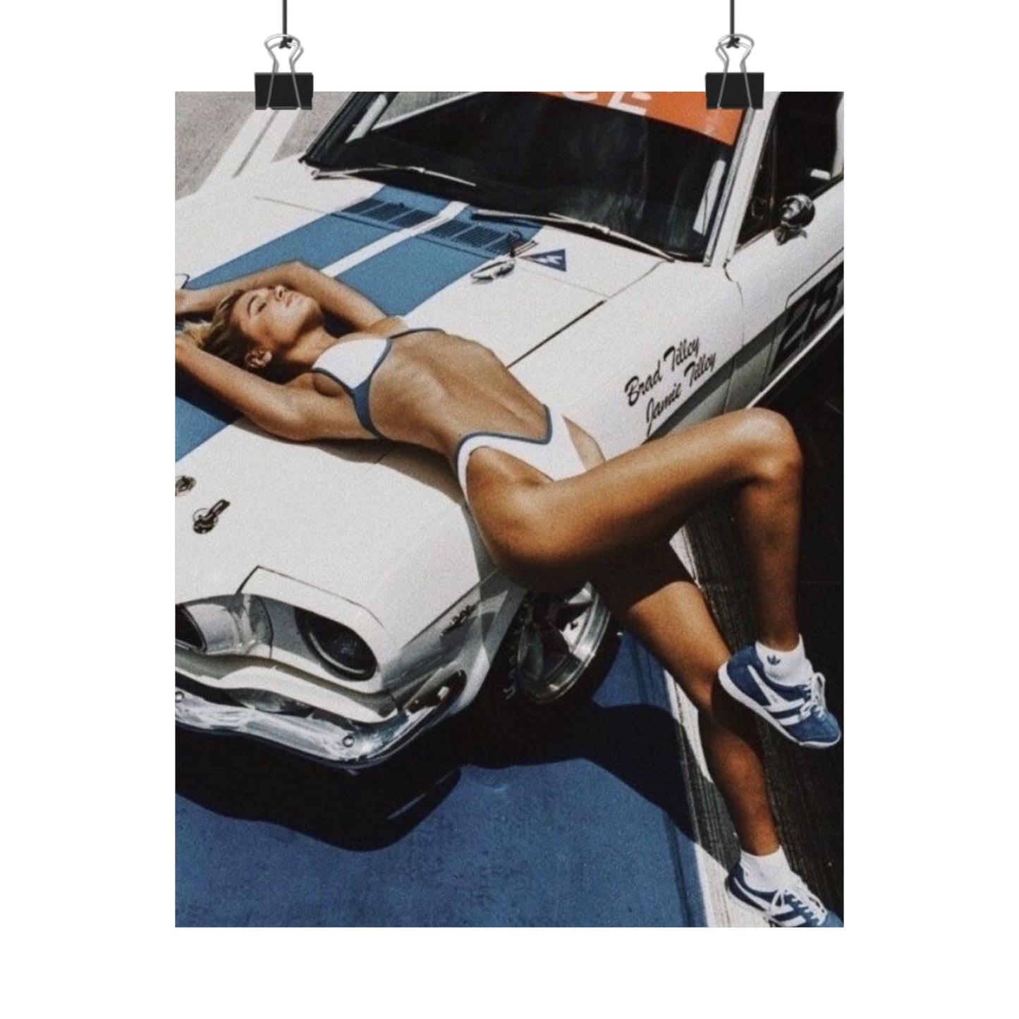 Vintage Mustang Poster