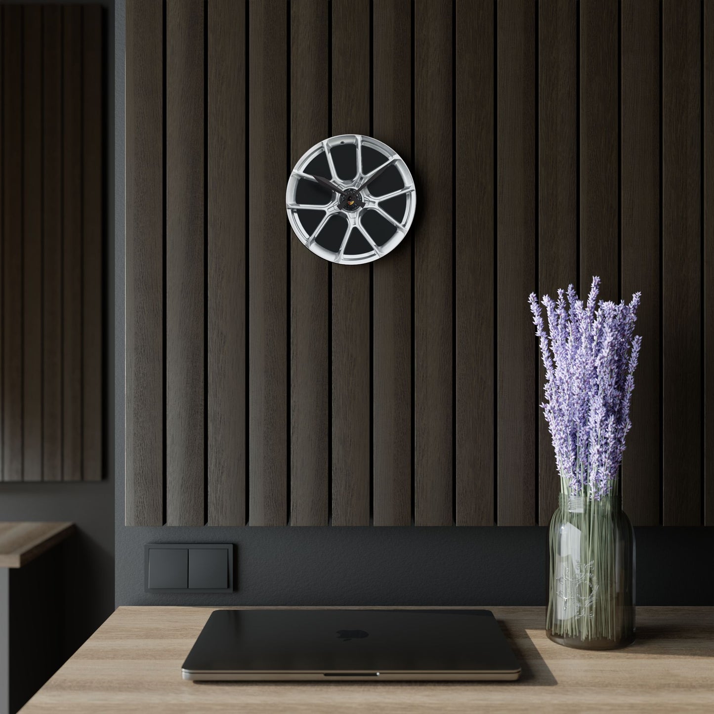 Porsche Centerlock Wheel Clock