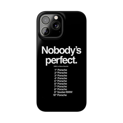 Nobody's Perfect Porsche iPhone Case