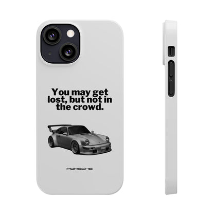 Lost In The Crowd iPhone Case - White