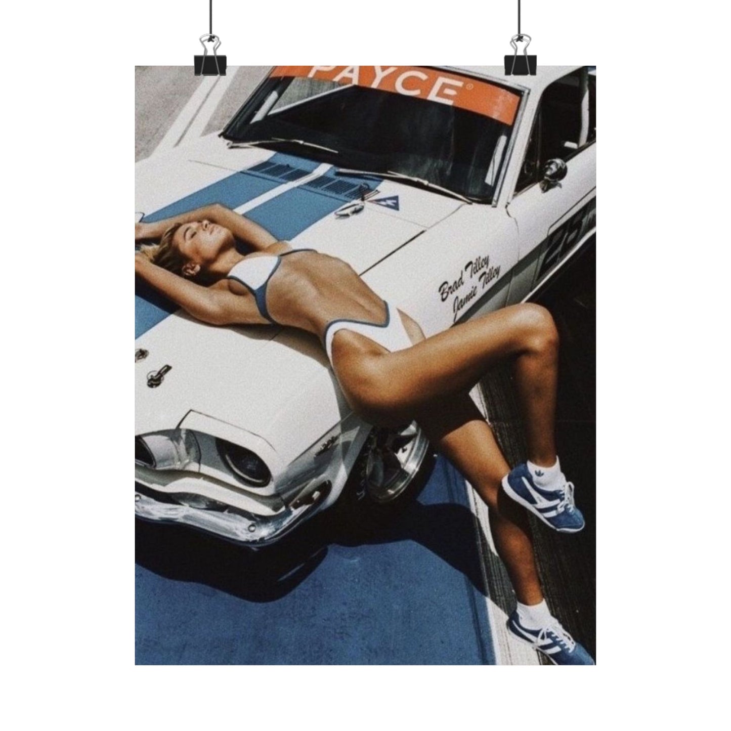 Vintage Mustang Poster