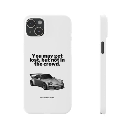 Lost In The Crowd iPhone Case - White