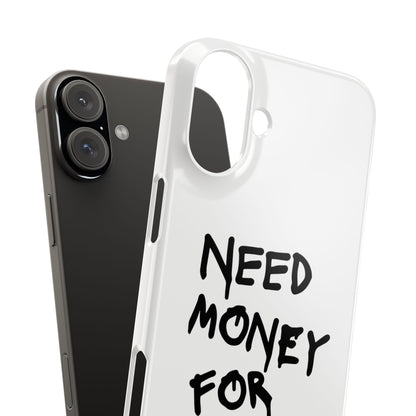 Need Money for Porsche iPhone Case White