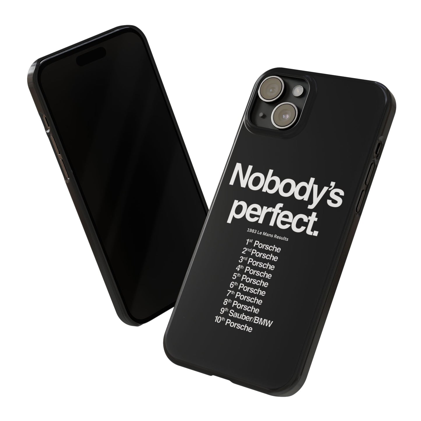 Nobody's Perfect Porsche iPhone Case