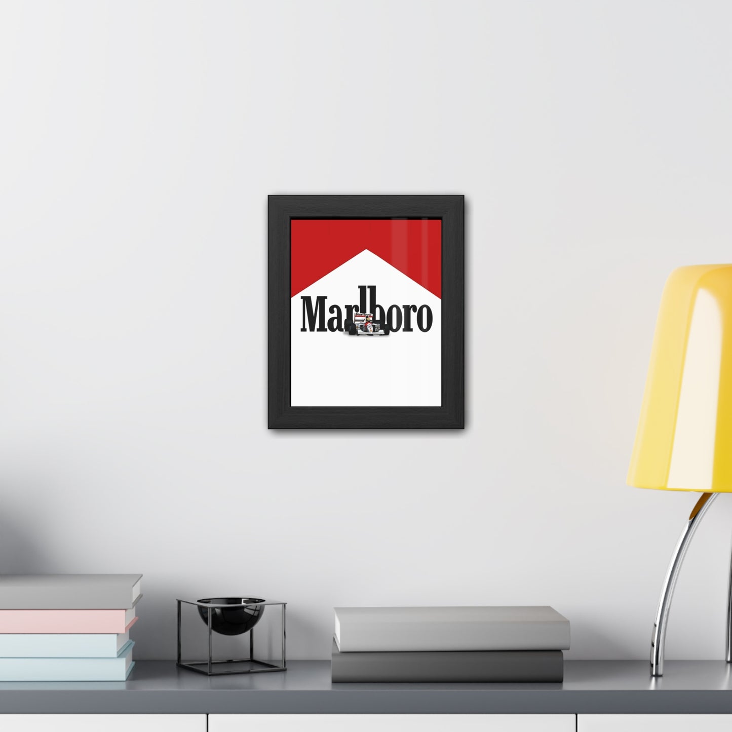 Malboro Pack F1 Framed Poster