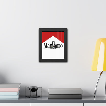 Malboro Pack F1 Framed Poster