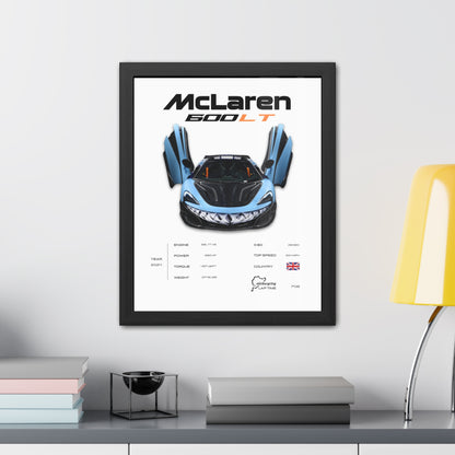 McLaren 600LT Framed Poster