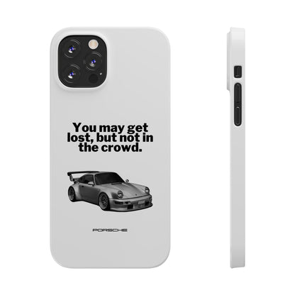 Lost In The Crowd iPhone Case - White