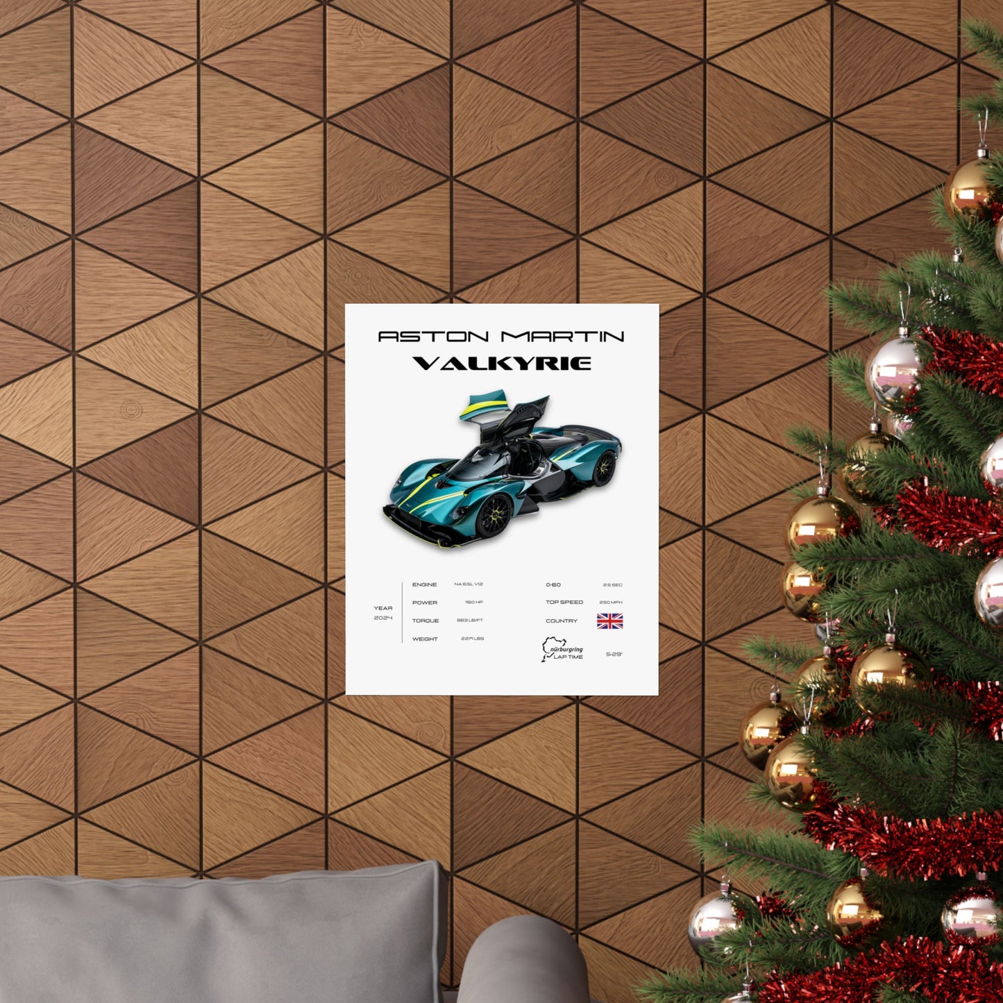 Aston Martin Valkyrie Poster