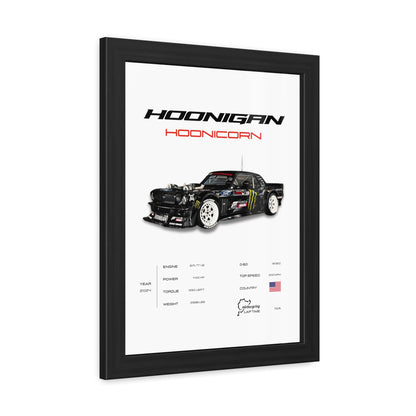 Hoonigan Hoonicorn Framed Poster