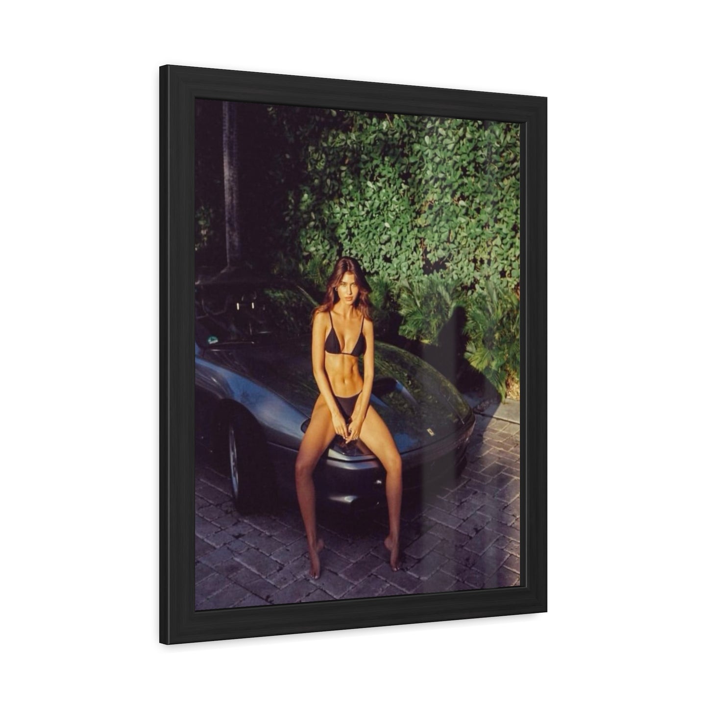 Ferrari Chick Framed Poster