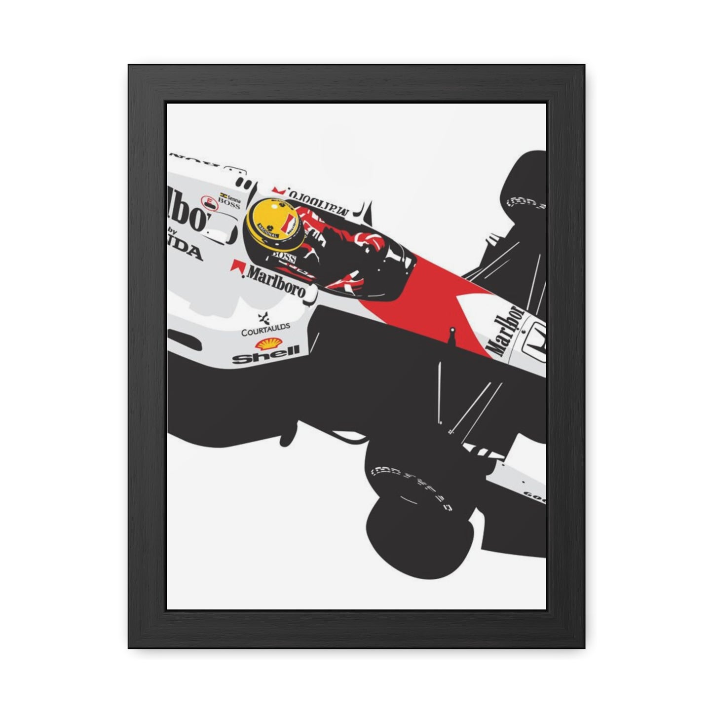 Vintage F1 Framed Poster