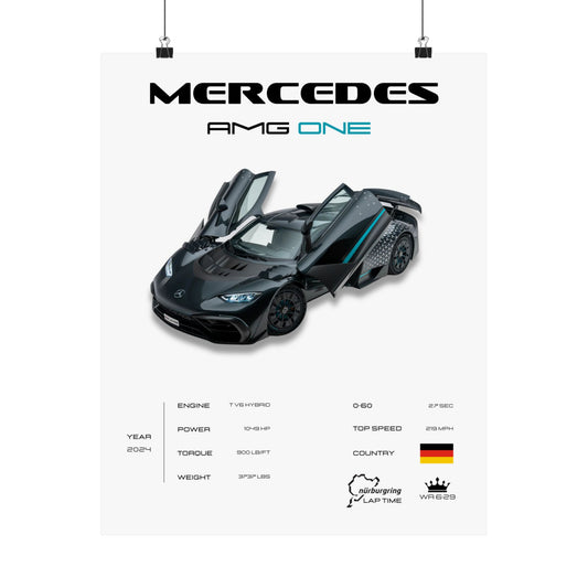 Mercedes AMG ONE Poster