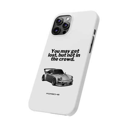 Lost In The Crowd iPhone Case - White