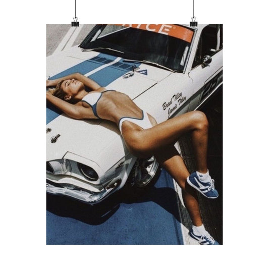 Vintage Mustang Poster